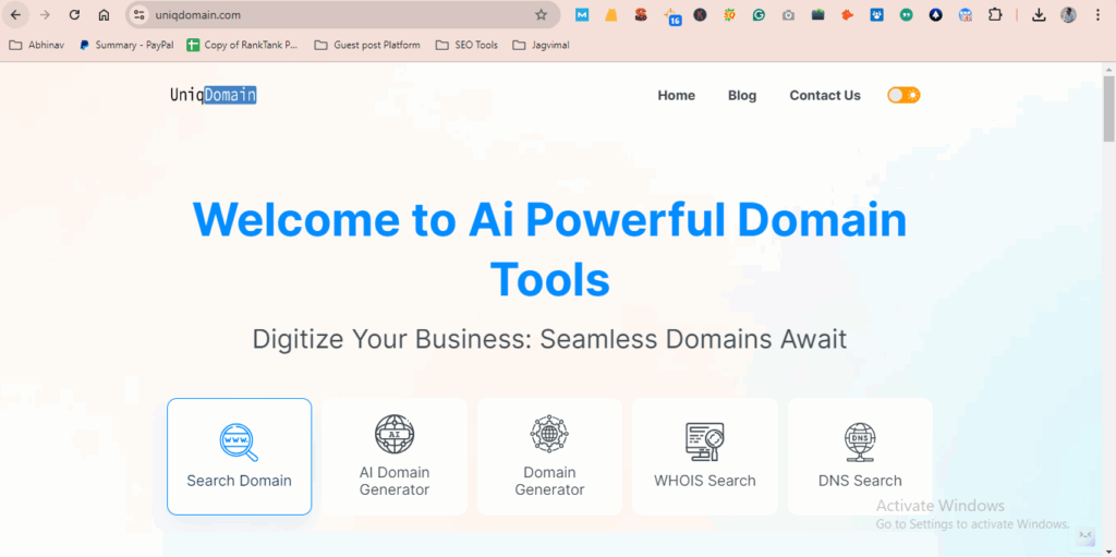 Generating Domain Name Ideas with AI